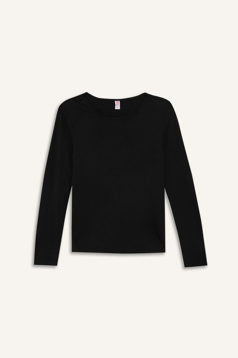 DeFacto Black Woman Long Sleeve Knitted Tops Casual - Image 4